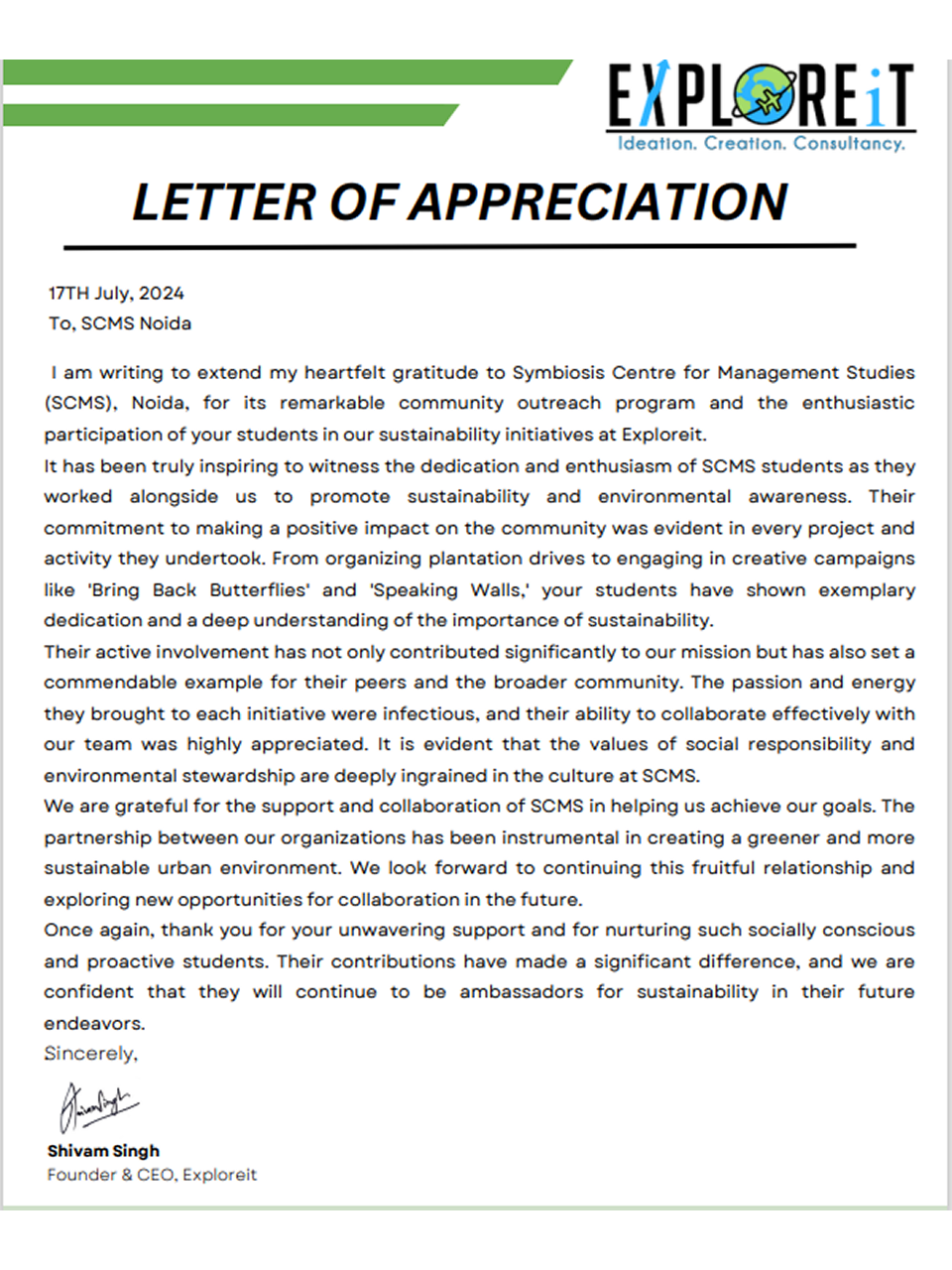 Medha Event at SCMS Noida